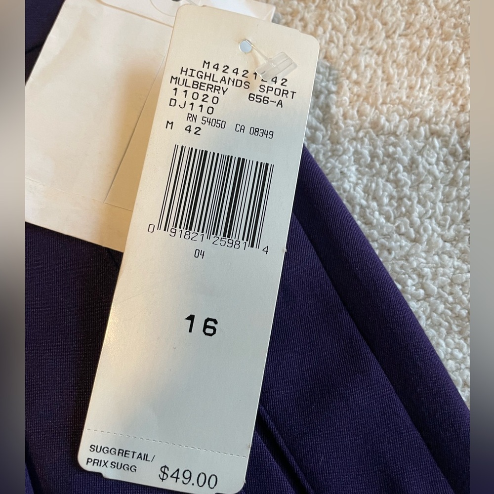 Evan Picone Purple Dress Pants - Picture 6 of 6